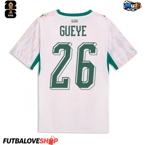 Dres Senegal Pape Gueye #26 Domáci MS 2026 Krátky Rukáv